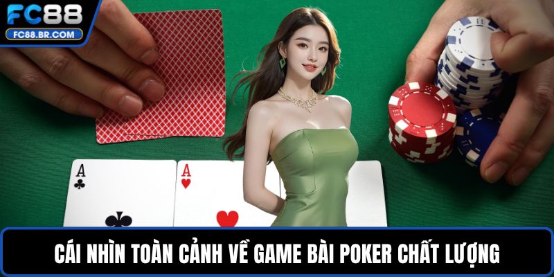 Cái nhìn toàn cảnh về game bài poker chất lượng